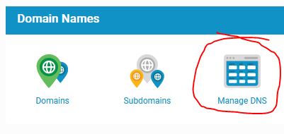 DNS button